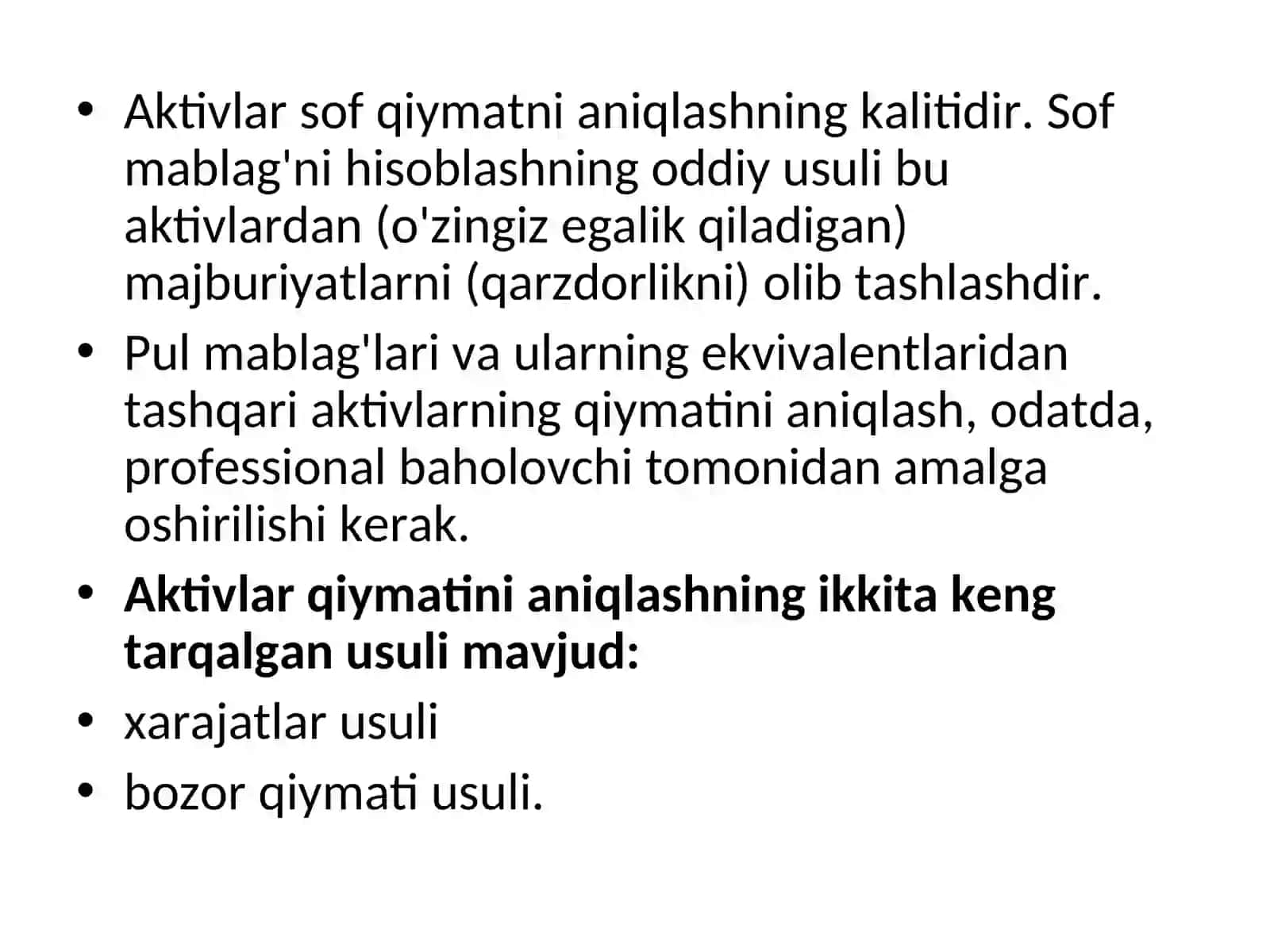 Korxonalar buxgalteriya balansi va ularning boshqa hisobotlar bilan bog’liqligi 4
