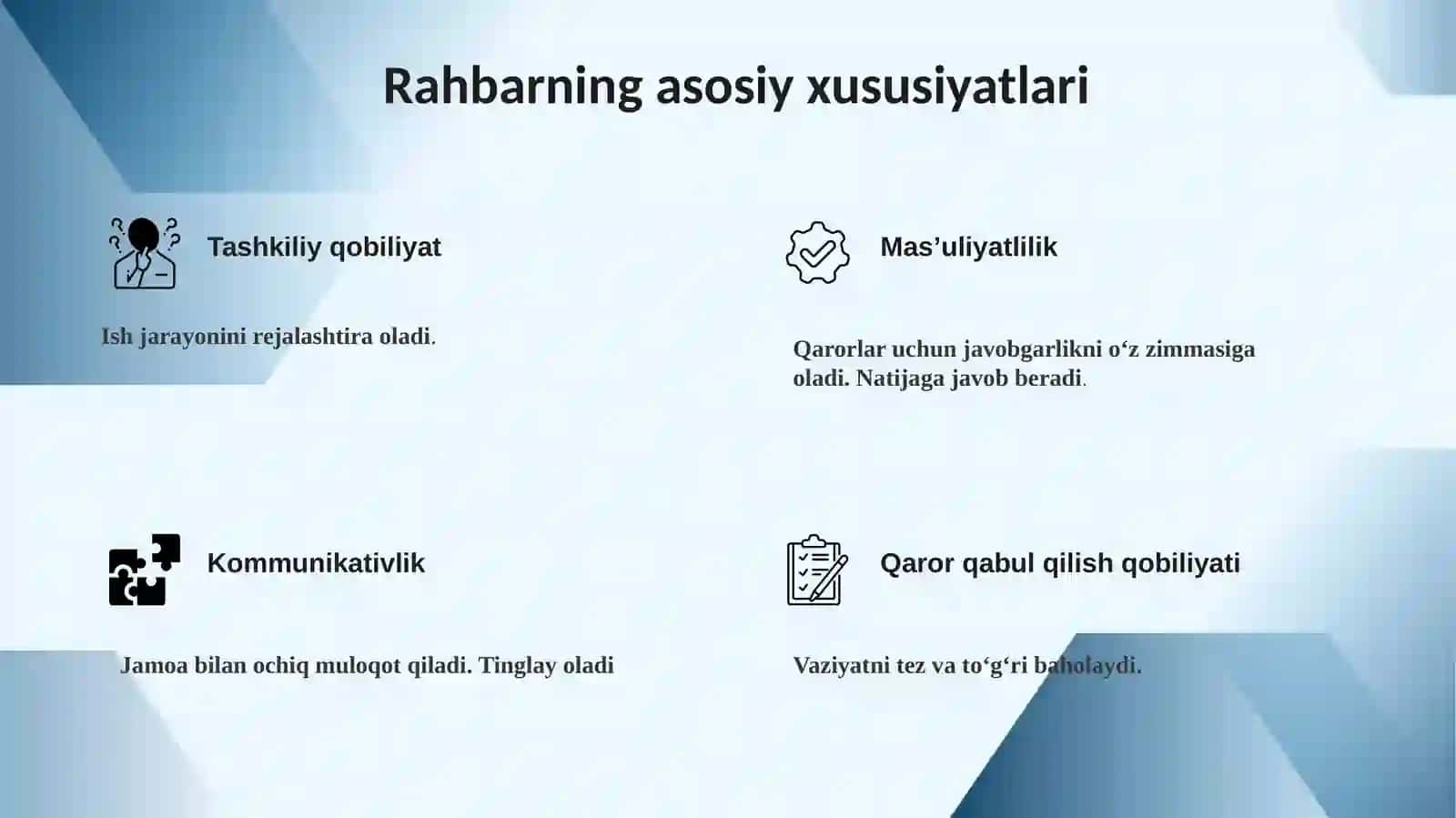 Rahbarlik psixologiyasi 4
