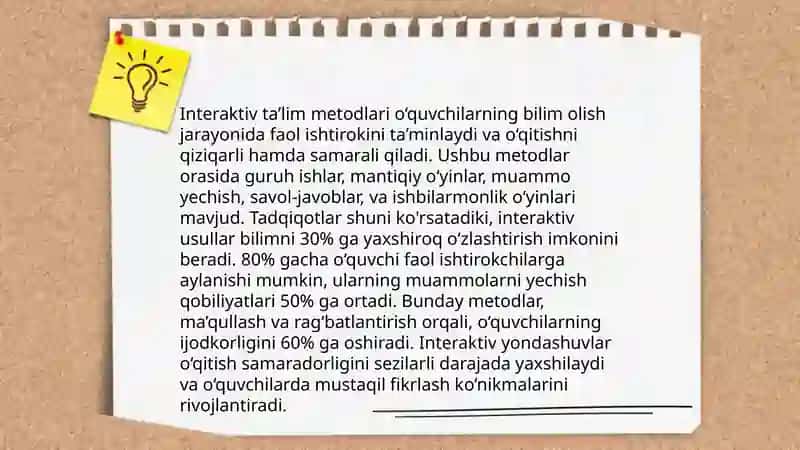 Ta'limni shakillantirish metodlari 4