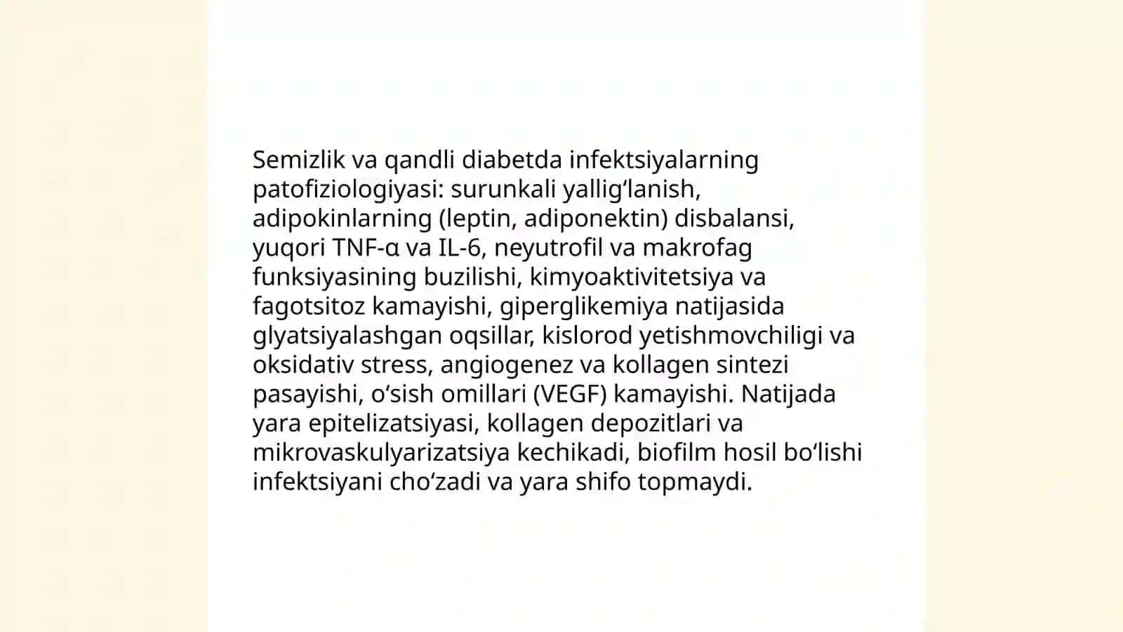 Semizlikda jarrohlik infektsiyani davolash 4