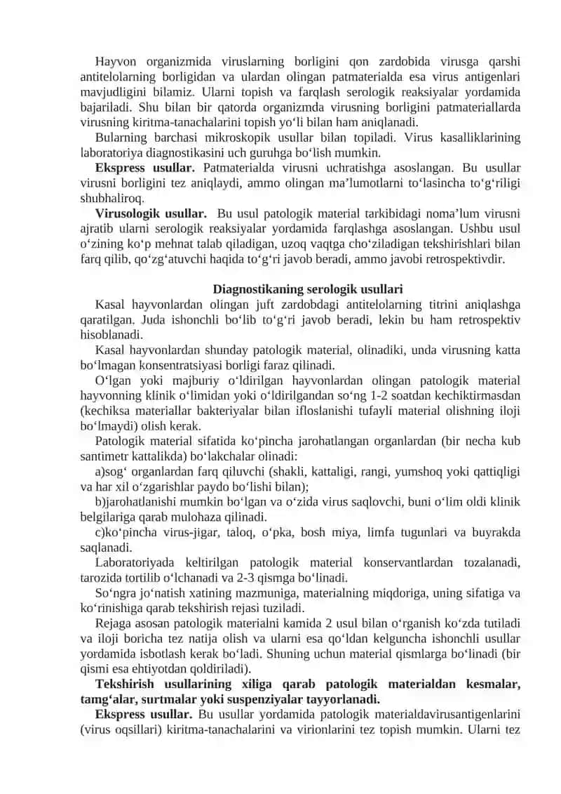 Diagnostik masalalarni уechish" 4