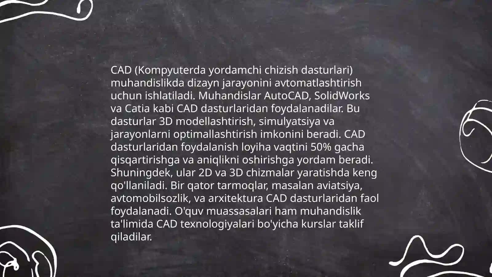 Muhandislik masalalarini yechishda dasturlash tizimlari yordamida grafik multimedia imkoniyatlaridan foydalanish 4