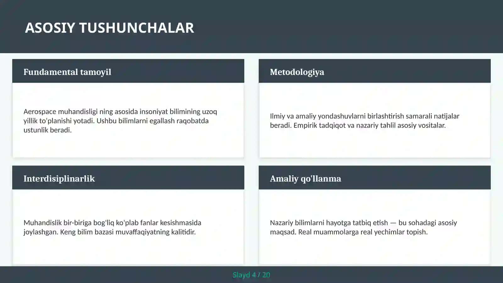 AEROSPACE MUHANDISLIGI 4