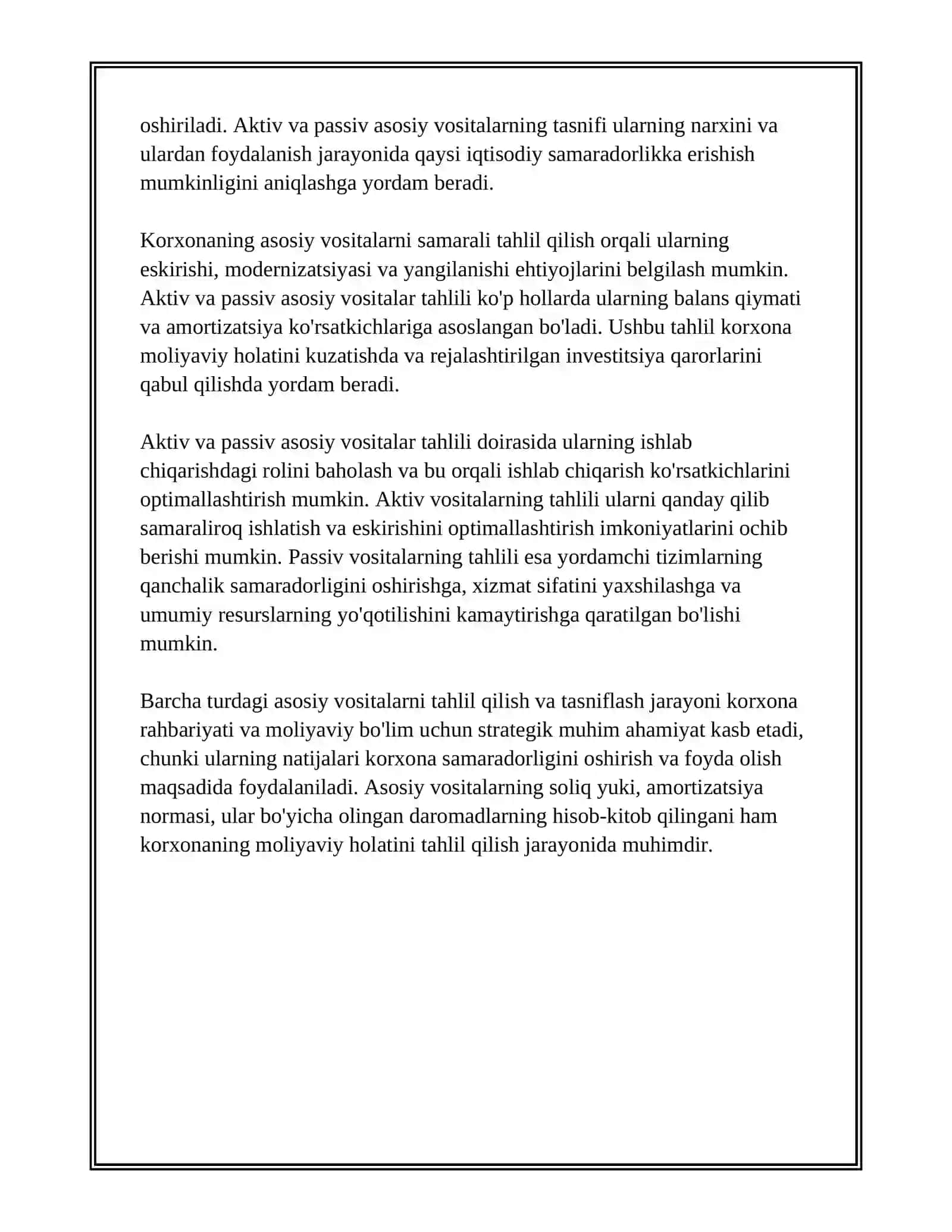 AKTIV VA PASSIV ASOSIY VOSITALAR TAHLILI 4