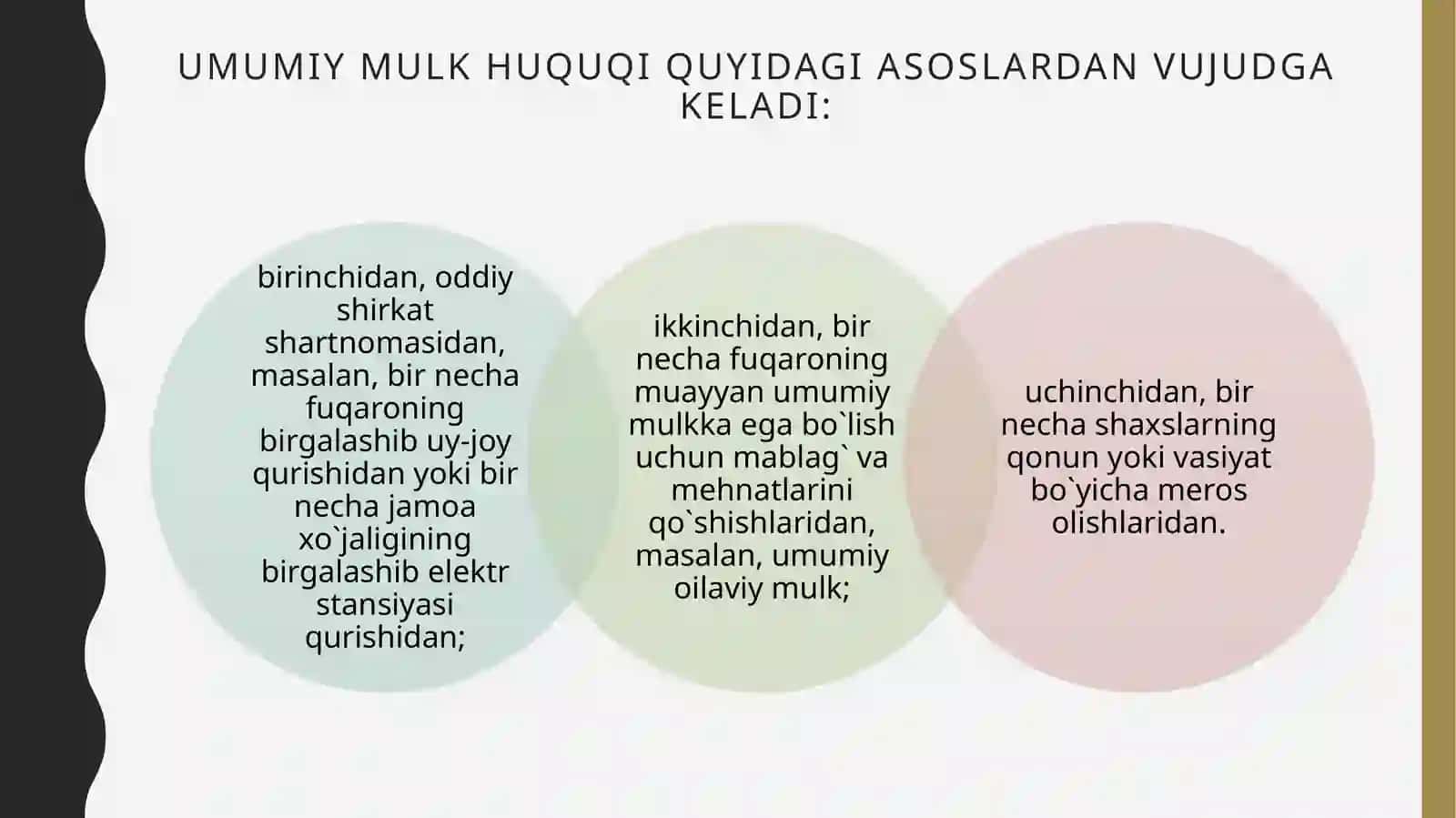 Umumiy mulk 4