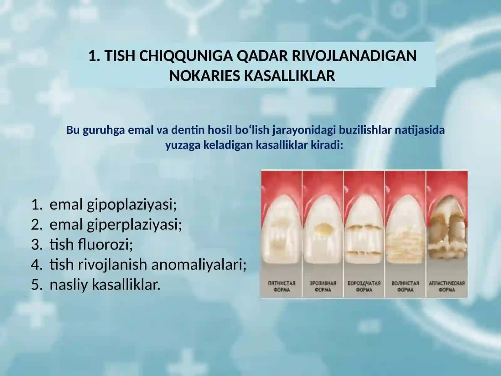 TISH TO'QIMALARINING FOLIKULYAR RIVOJLANISH DAVRIDA YUZAGA KELADIGAN SHIKASTLANISHLAR 4