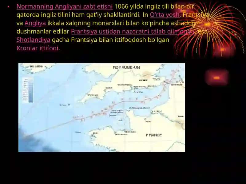 Angliya – Fransiya munosabatlari. XVIII asrning birinchi yarmida Avstriya – Fransiya va Avstriya – Ispaniya yetti yillik urush arafasida davlatlarning qaytadan guruxalarga bo‘linishi. 4