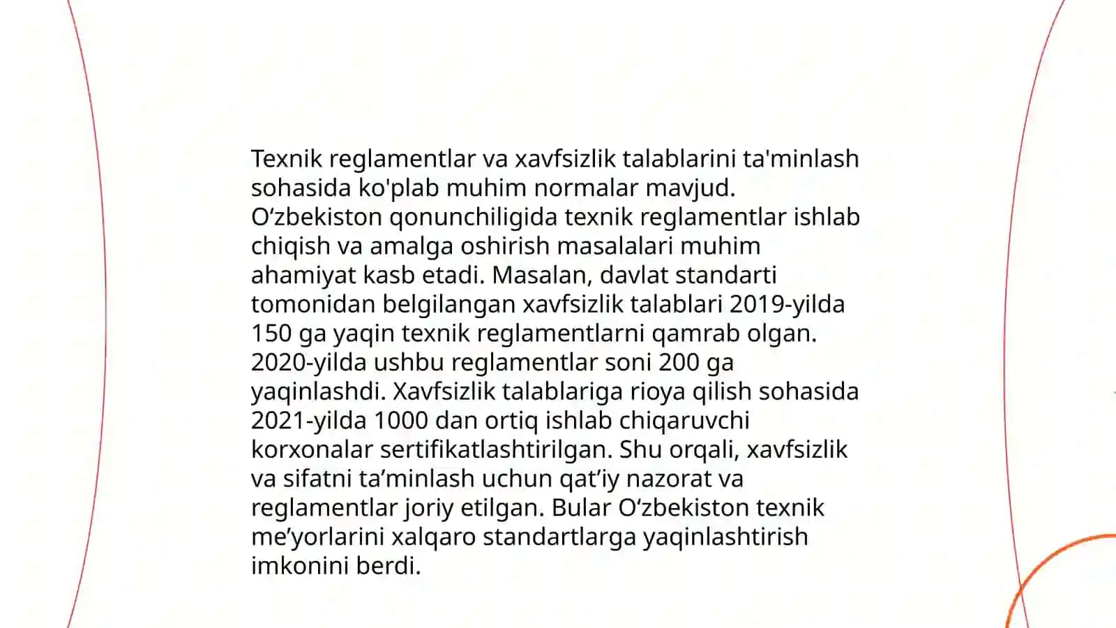 Texnik reglamentlar va ular ishlab chiqarish 4
