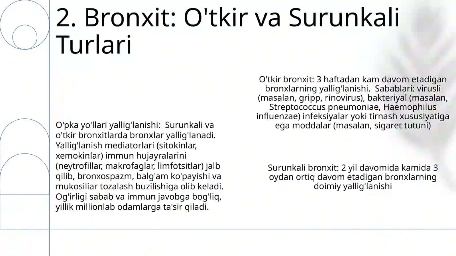 Surunkali Obstruktiv O'pka Kasalligi (SOOK) 4
