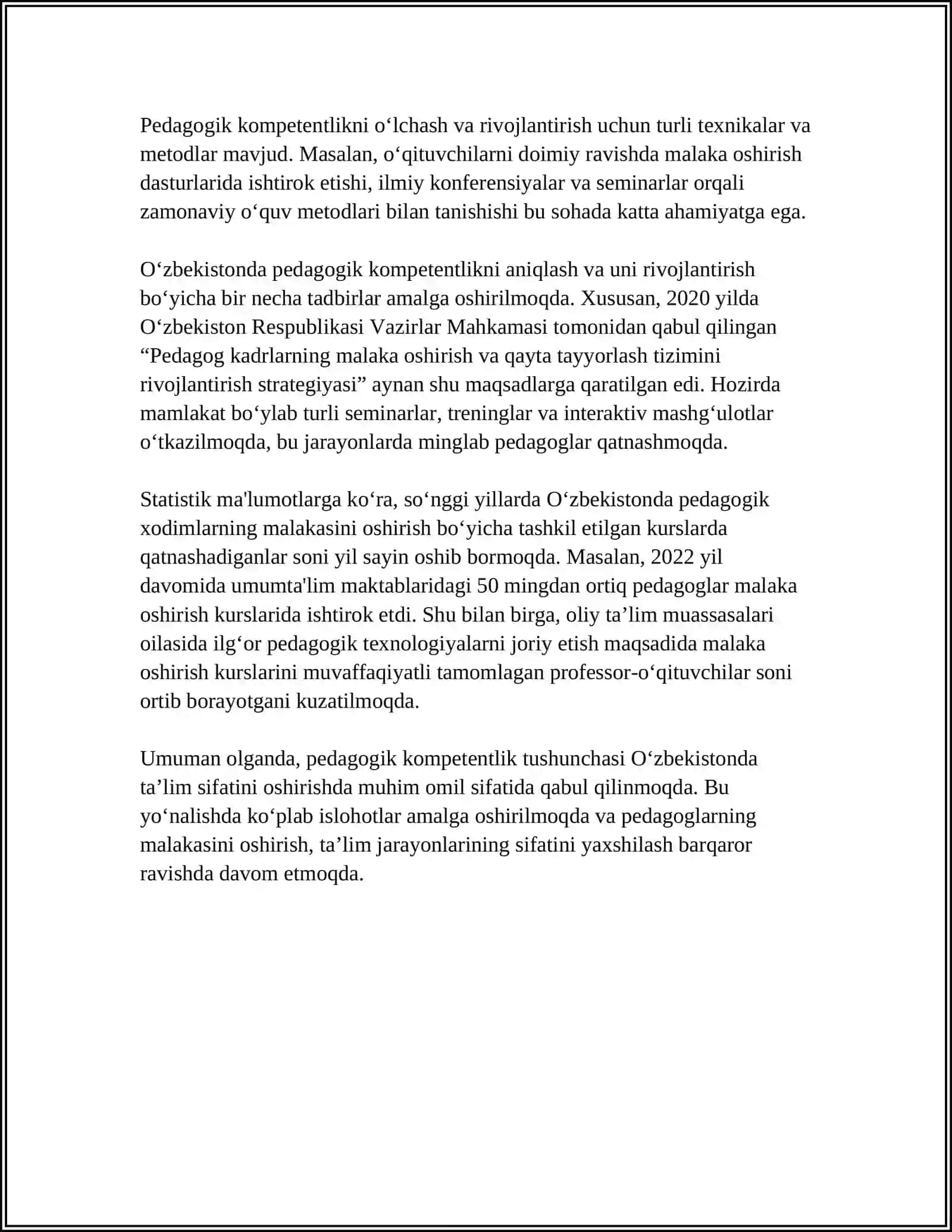 PEDAGOGIK KASBIY KOMPETENTLIK VA KREATIVLIK 4