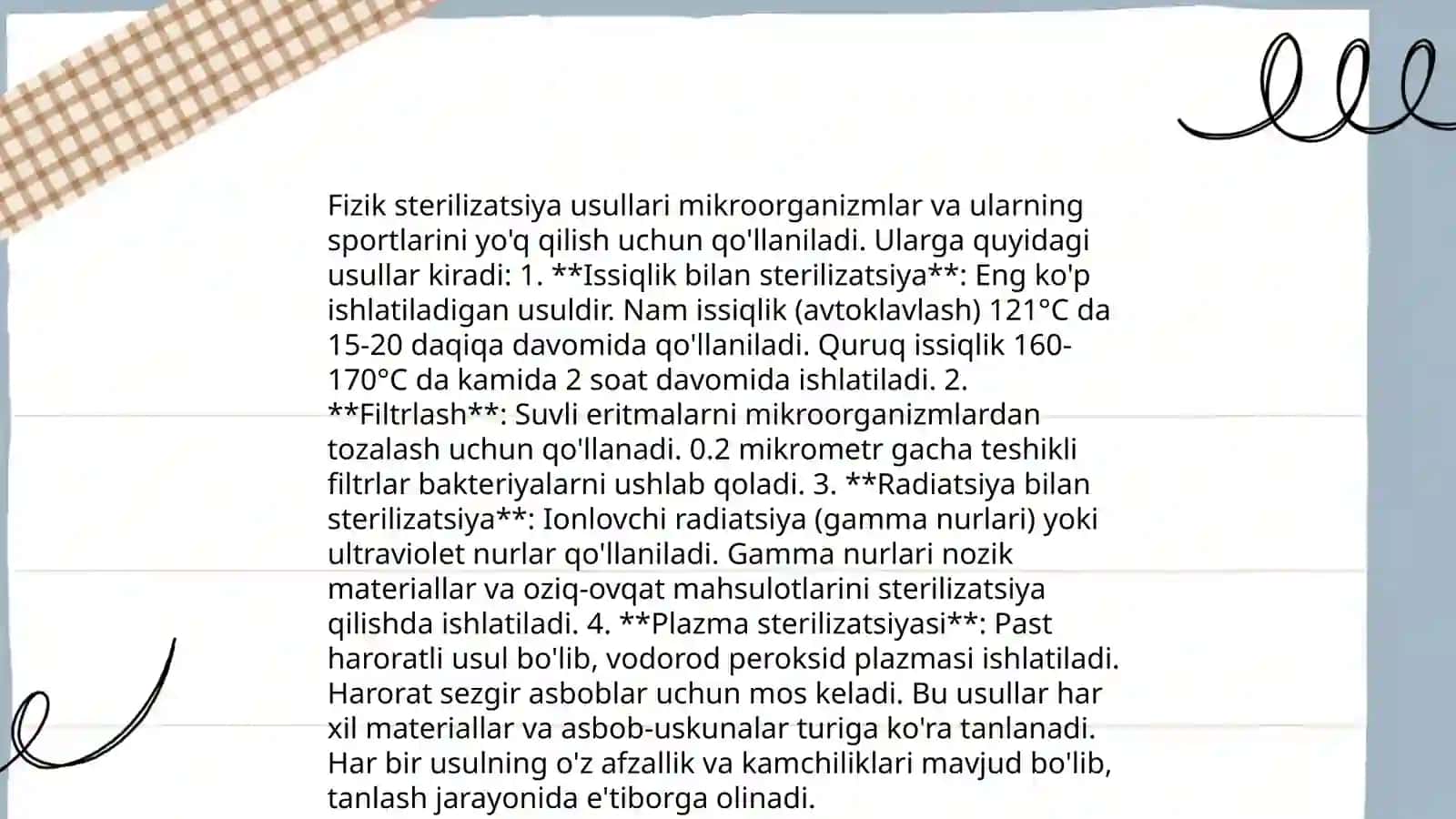 Sterilizatsiya va pasterilizatsiya turlari 4