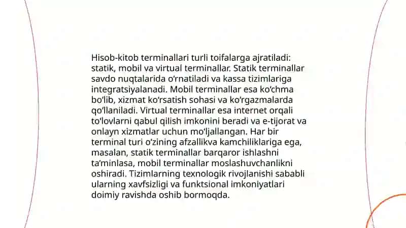 12. Sayyor soliq tekshiruvi: nazorat kassa texnikasi va hisob-kitob terminallari qo’llanilishini tekshirish 4