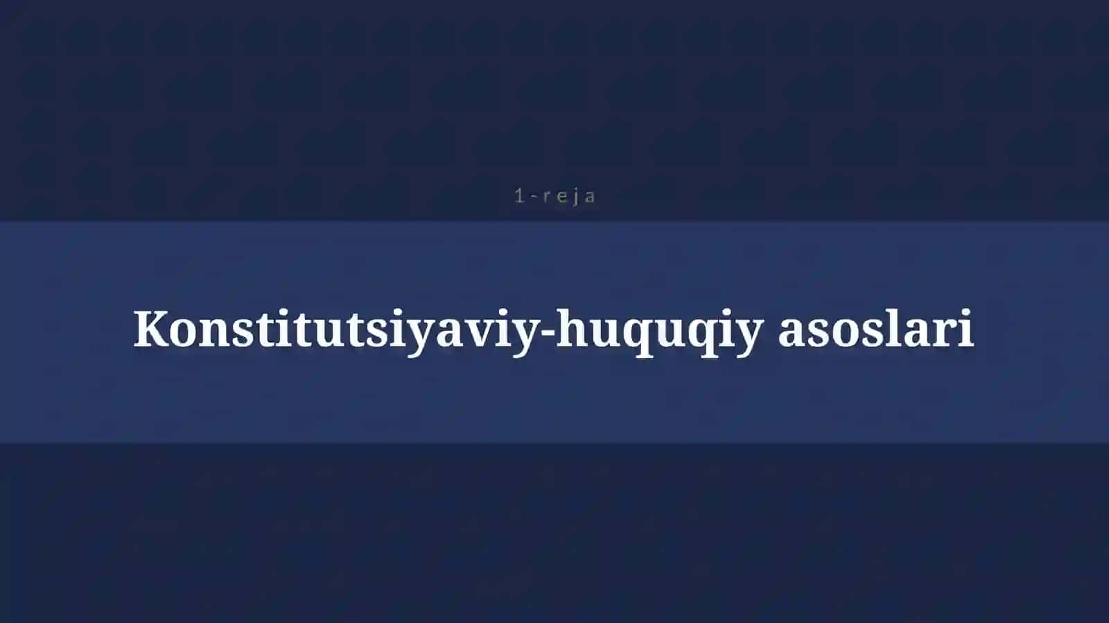 O’ZBEKISTONDA SIYOSIY PARTIYALARNING HUQUQIY ASOSLARI 4