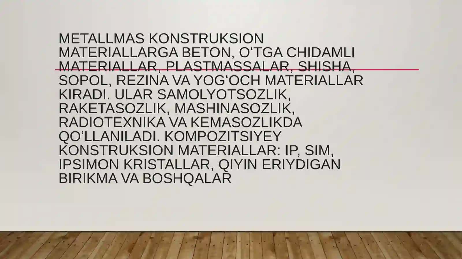 KONSTRUKSION MATERIALLAR TURLARI 4