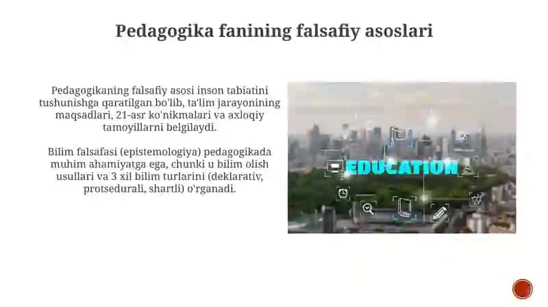 Pedagogik texnologiyalarning ilmiy-nazariy asoslari 4