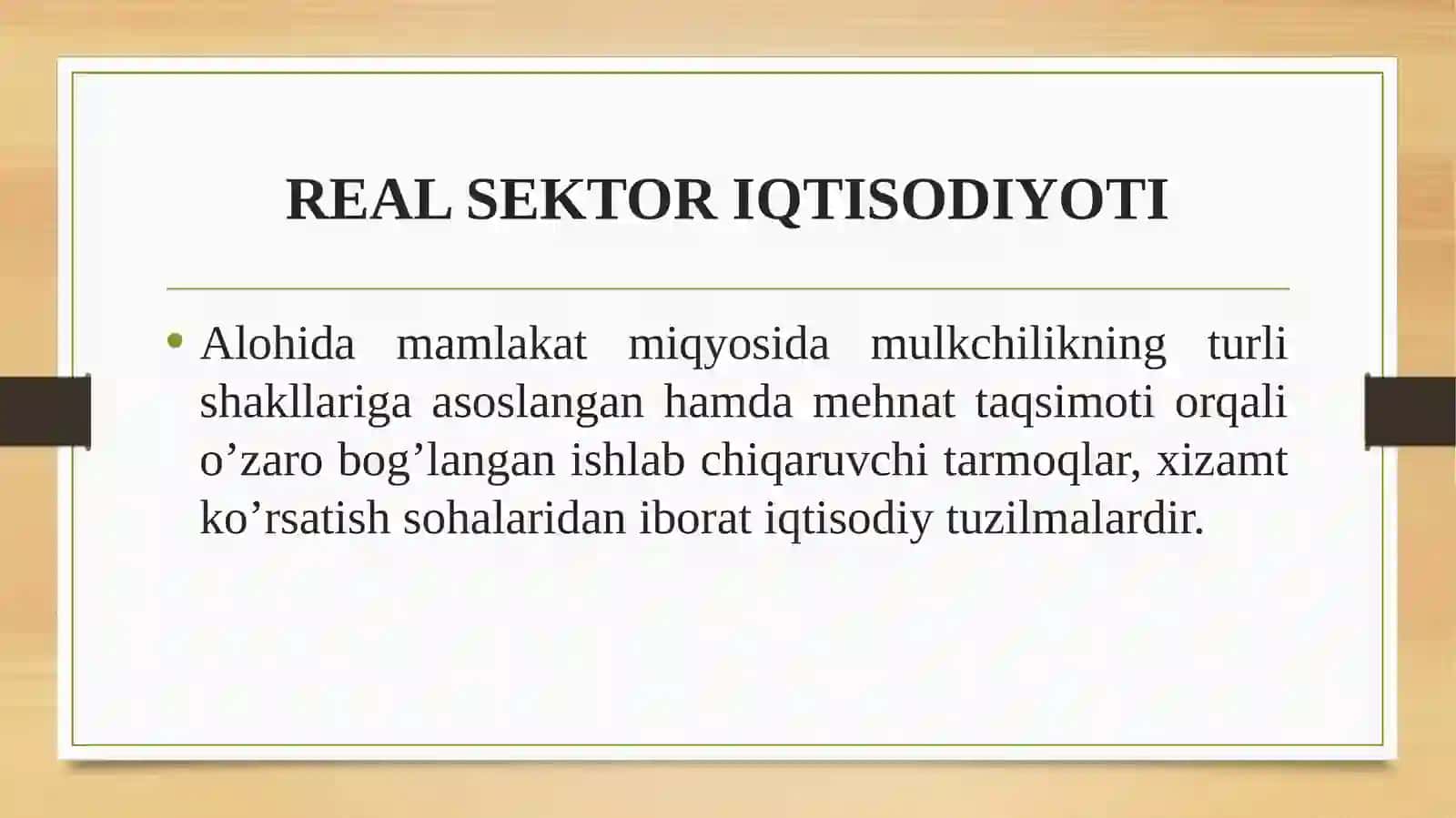 REAL SEKTORNING MAKROIQTISODIY TAHLILI 4
