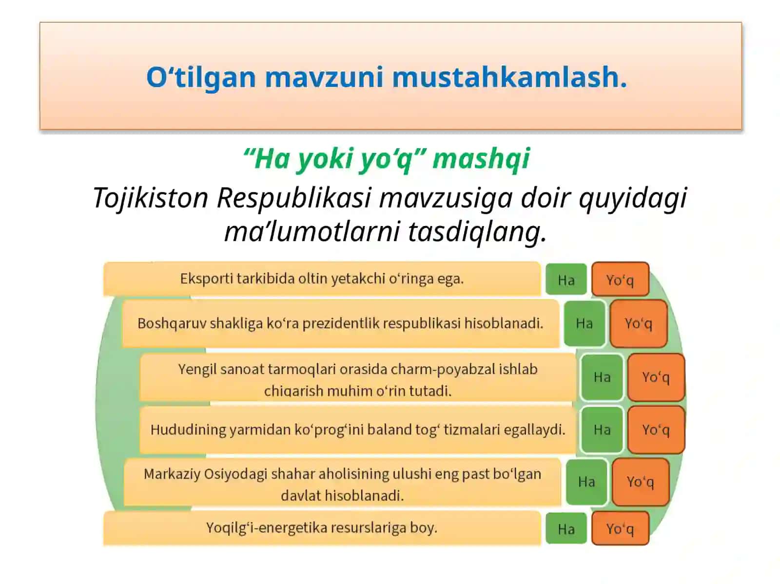 Amaliymashg‘ulotMarkaziyOsiyomamlakatlariningqiyosiygeografiktavsifi 4