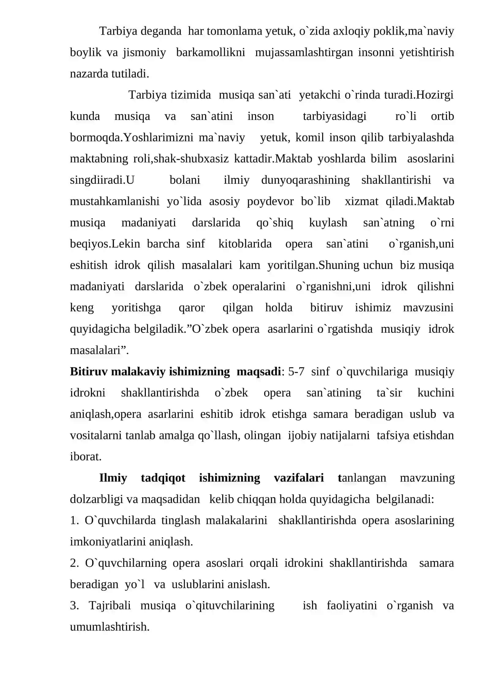 O`zbek opera asarlarini o`rgatishda musiqiy idrok masalalari 4