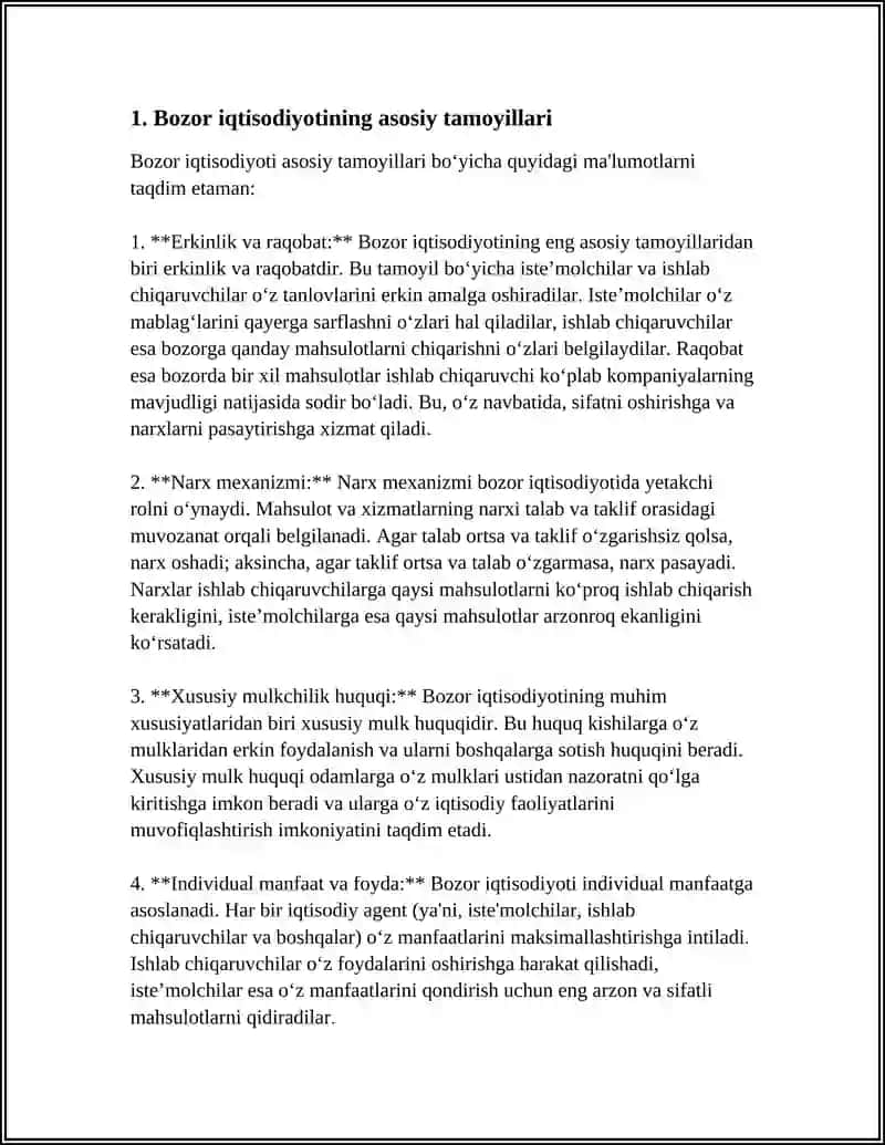 BOZOR IQTISODIYOTIGA MUXOLIF - SOTSIALISTIK YOʻNALISH MOHIYATI VA UNING TARIXIY TAQDIRI 4