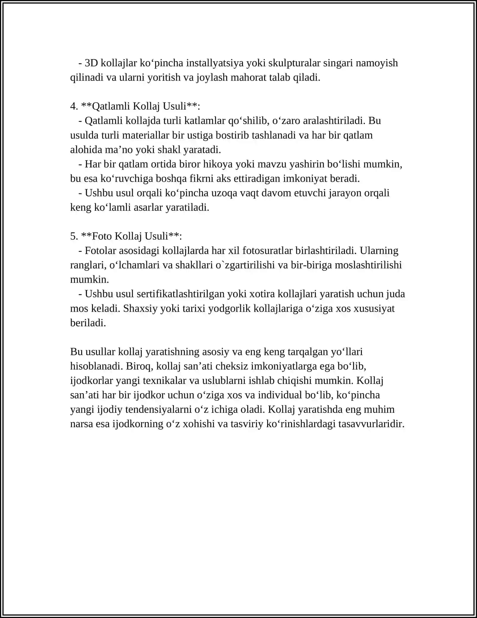 RASTLI GRAFIKA DASTURIDA KOLLAJ YARATISH 4