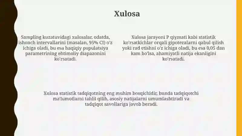 Namuna olish usullari 4