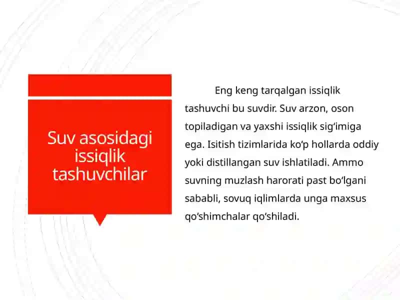 Issiqlik tashuvchilar 4