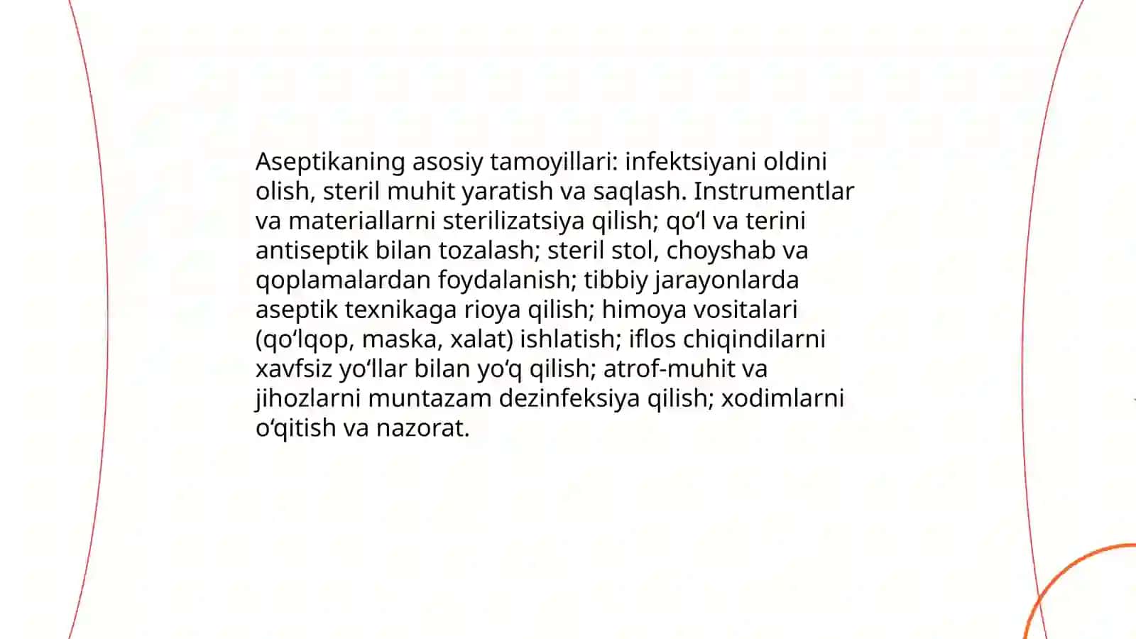 Aseptika va antiseptika asoslari 4