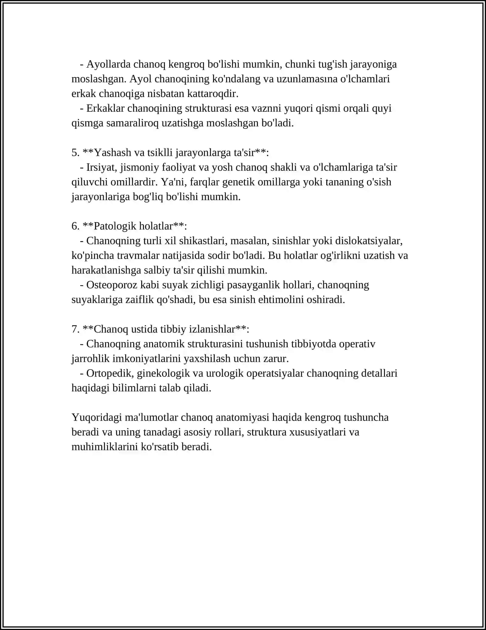 ANATOMIYA TAM BILISH AZOLARINING FUNKSIONAL TUZILISHI 4