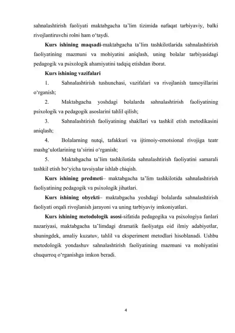 Maktabgacha taʼlim tashkilotida sahnalashtirish faoliyatining mazmun va mohiyati 4