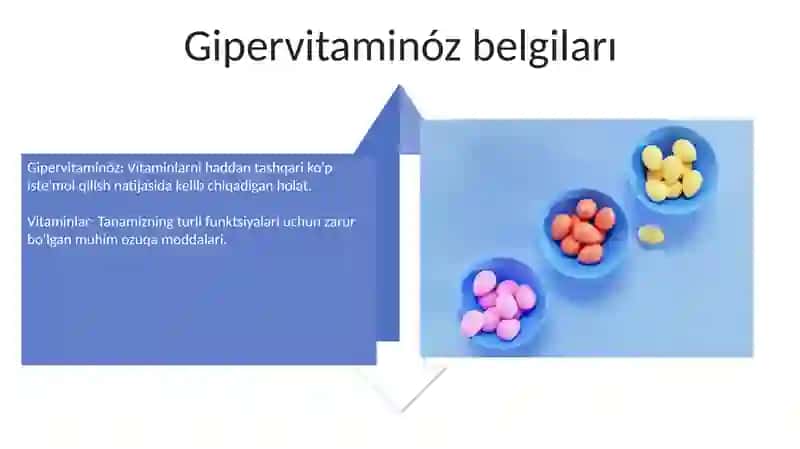 A vitaminozi va giper vitaminozi haqida 4