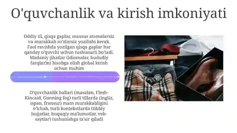 Uslubiy Qo'llanmalari va Konventsiyalari 4