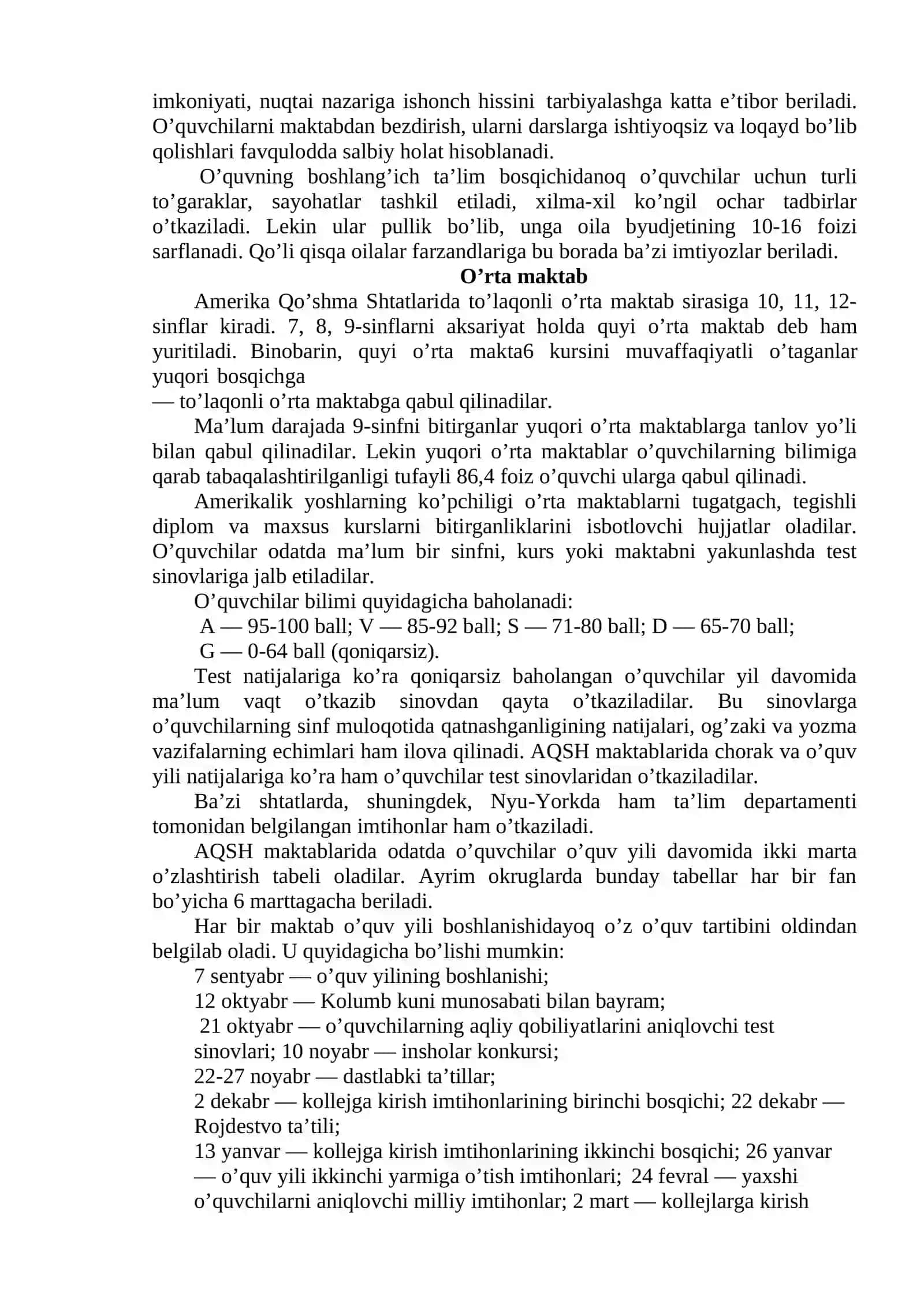 Rivojlangan mamlakatlarda ta’lim-tarbiya tizimi va qiyosiy tahlil 4