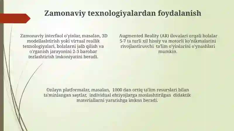 Imkoniyati Cheklangan Bolalar Uchun Moslashtirilgan Didaktik Materiallar 4