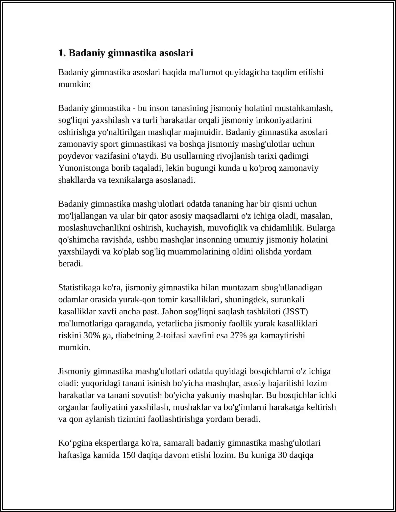 BADIIY GIMNASTIKACHILARGA MASHQLARNI O'RGATISH USLUBIYATI ASOSLARI VA REXNIK TAYYORGARLIGI 4