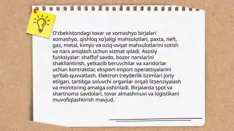 Toshkent fond birjasi tarixi va rivojlanishi 4