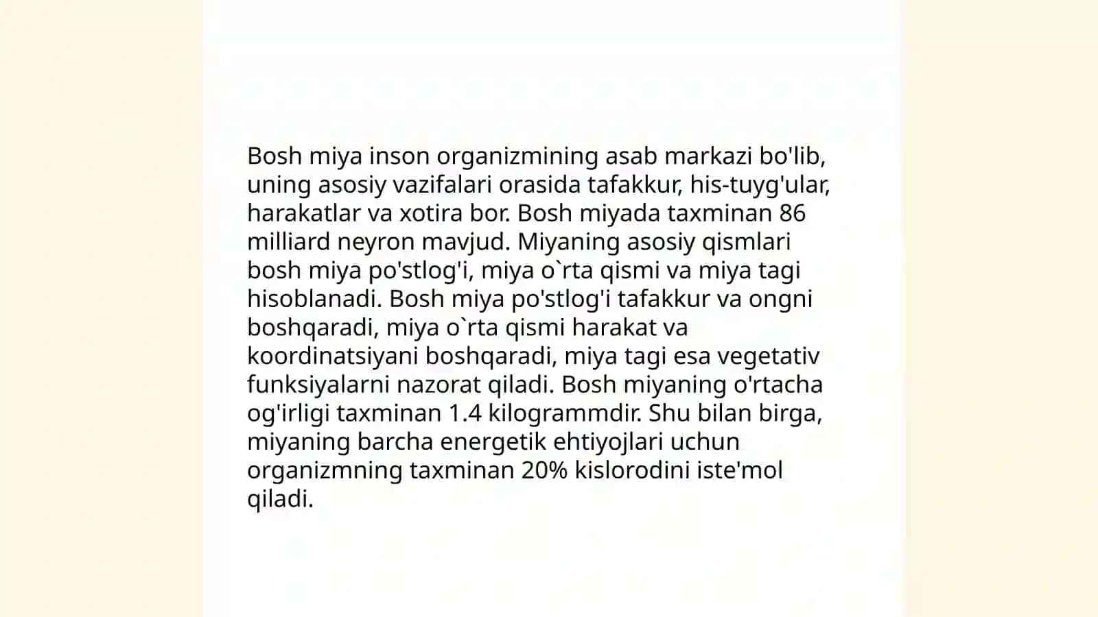 Bosh miya anatomiyasi 4