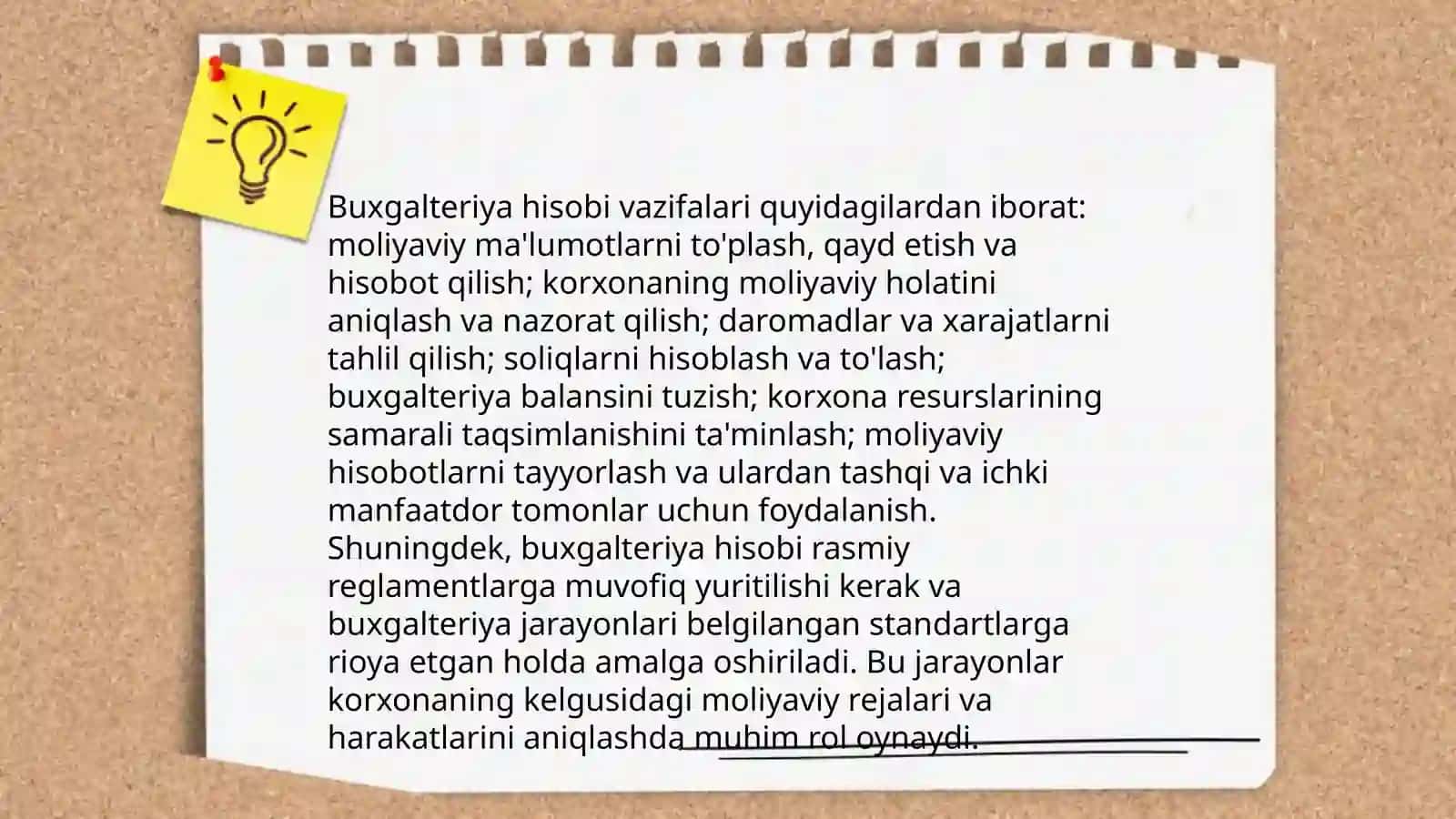 Buxgalterıya hısobı to‘g‘rısıda» 2016 yil 13 aprel, O‘RQ-404-son. qonun va O’zbekiston Respublikasi banklarida buxgalteriya hisobini yuritish va buxgalteriya ishlarini tashkil qilish tartibi to’g’risidagi yo’riqnoma 4