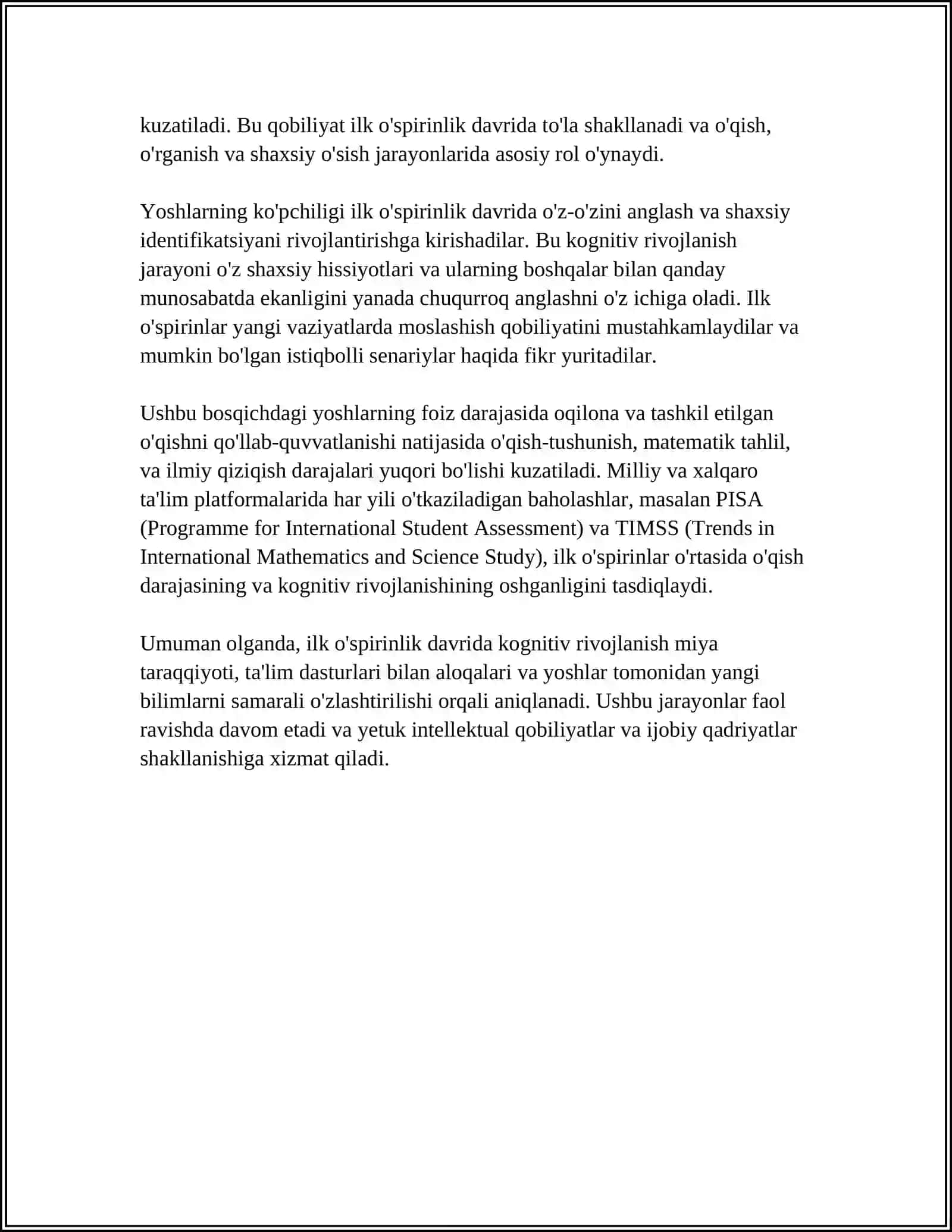 ILK OSPIRINLIK DAVRIDA PSIXOLOGIK JARAYONLARNING SHAKLLANISH XUSUSIYATLARI 4