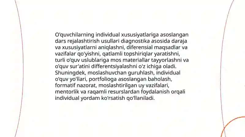 Xorijiy til darslarini tashkil etishda differensial yondashuvning metodik asoslari 4