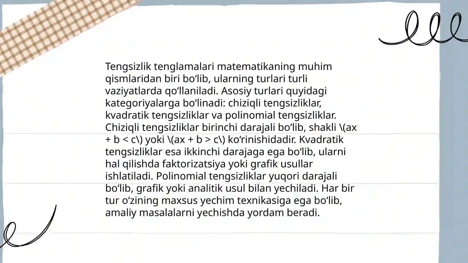 Ikki tekislikning o'zaro kesishgan chizigini aniqlash 4