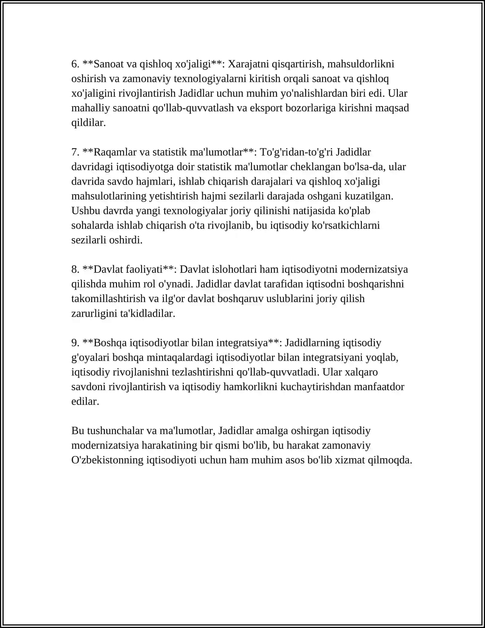 JADIDLARNING IQTISODIYOTGA QO'SHGAN KATTA HISSASI 4