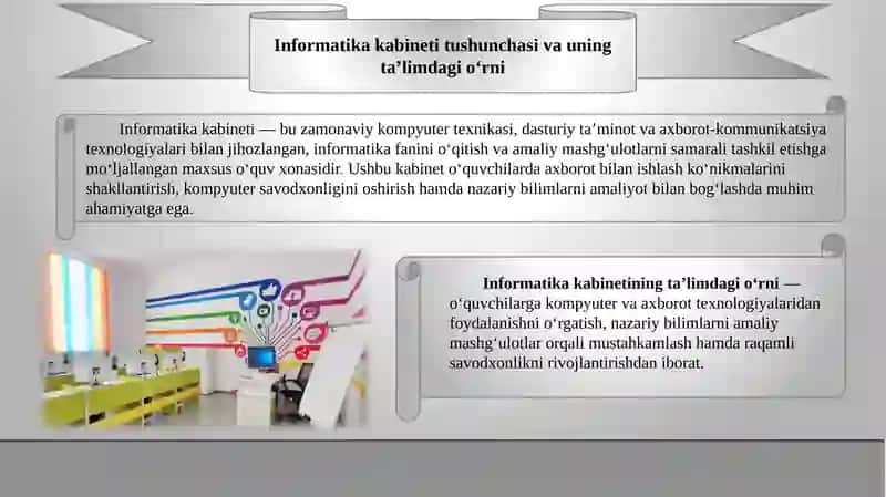 Zamonaviy informatika kabineti 4