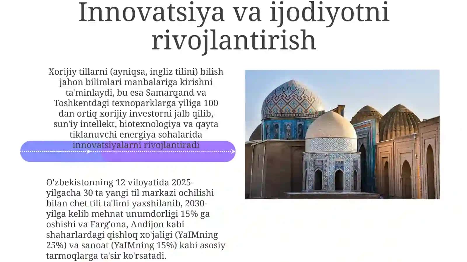 XorijiytilsavodxonligiYangiO’zbekistontaraqqiyotiningmuhimomilisifatida 4