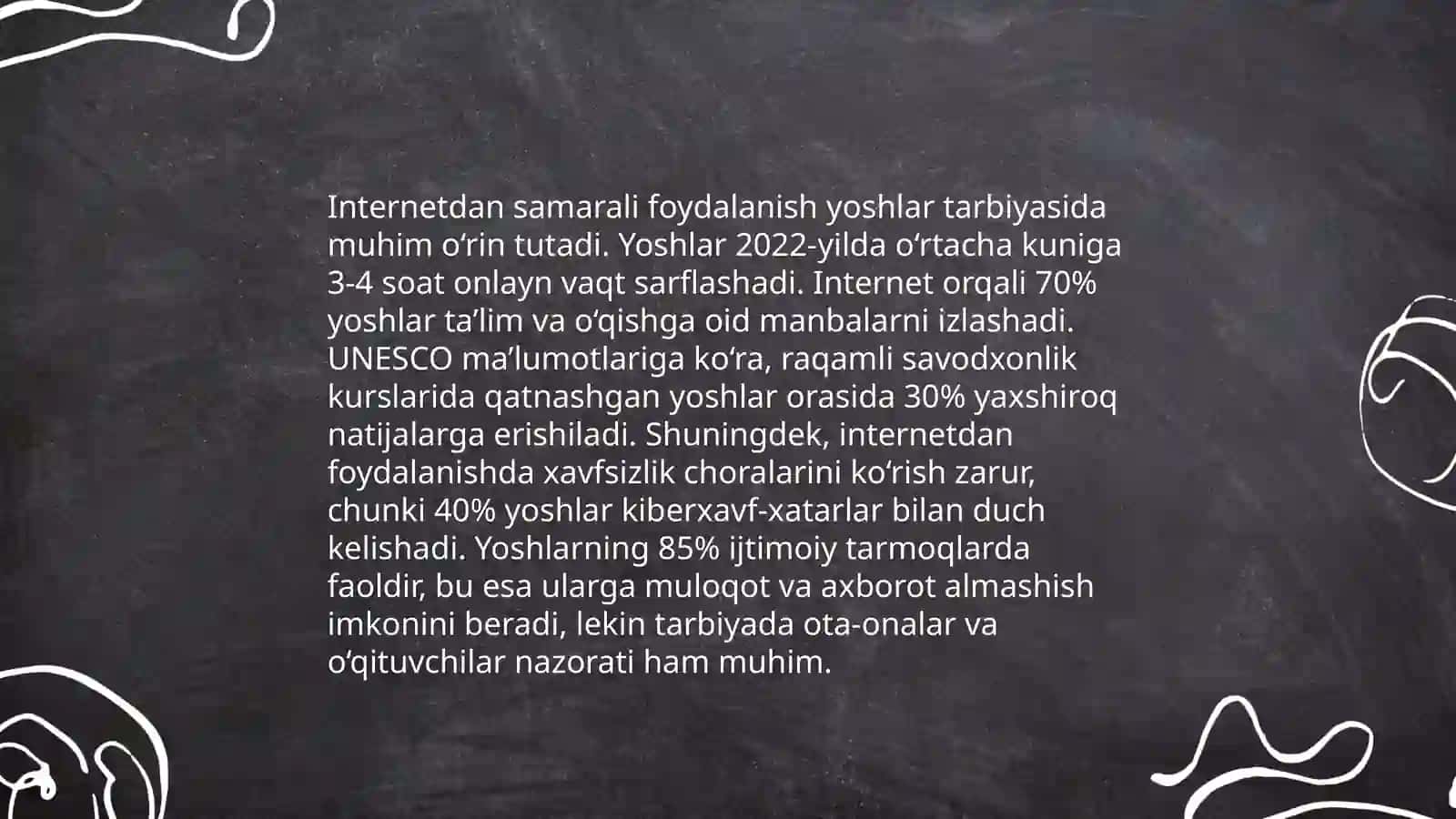 Yoshlar taʼlim tarbiyasida zamonaviy texnologiyalarning oʻrni va ahamiyati 4