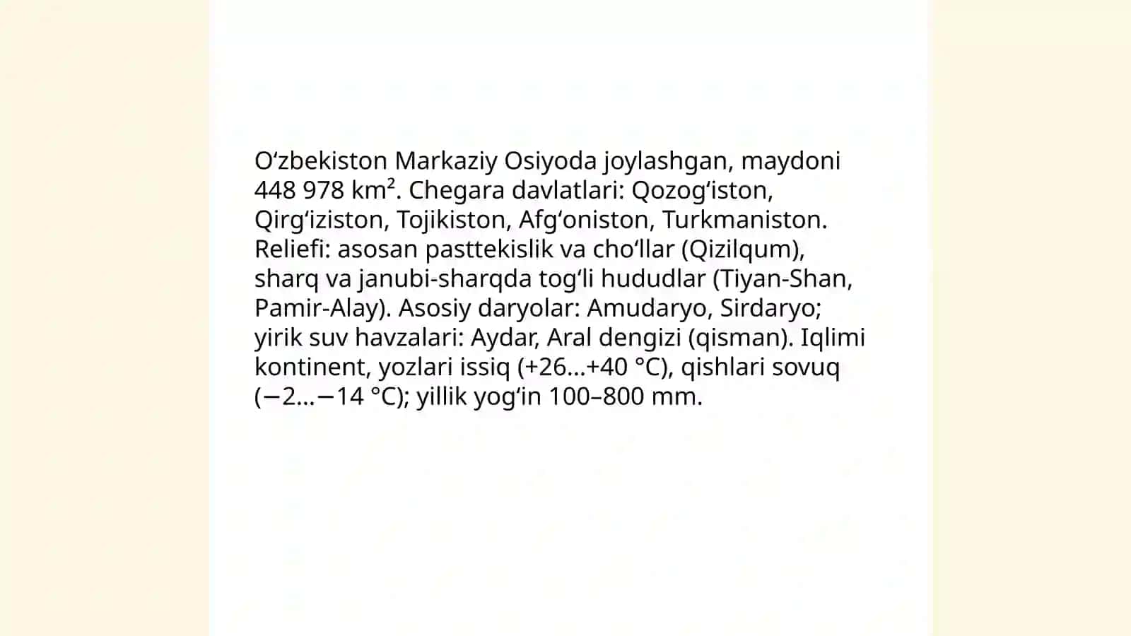 Oʻzbekiston tarixi 4