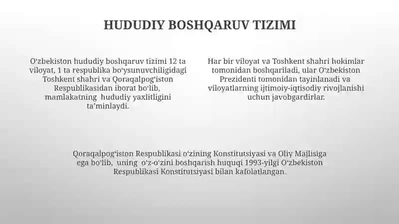 O'zbekiston hududini mamuriy-hududiiy bolinishi 4