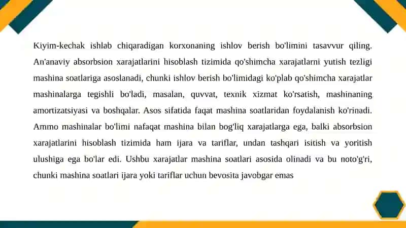 XARAJATLARNI HISOBLASHNING MUQOBIL TAMOYILLARI 4