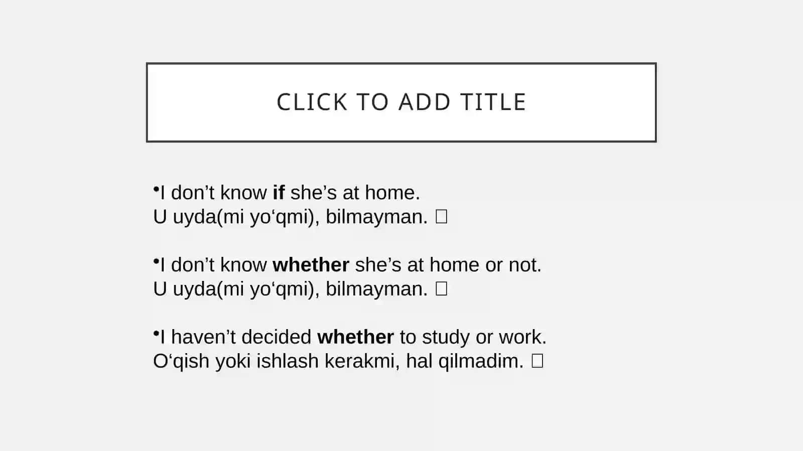 Understanding the Use of "If" and "Whether" 4