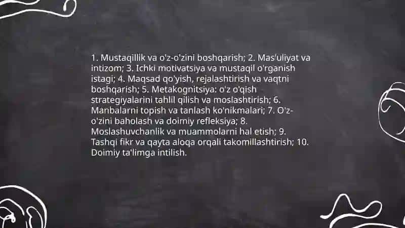 Mustaqil ta'lim va uni tashkil etish 4