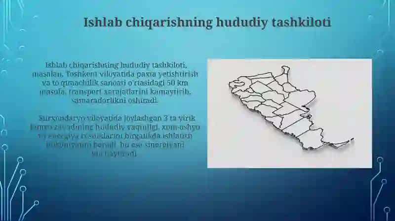 Umumiy geografik qonunlar va ishlab chiqarishni hududiy tashkil etish 4